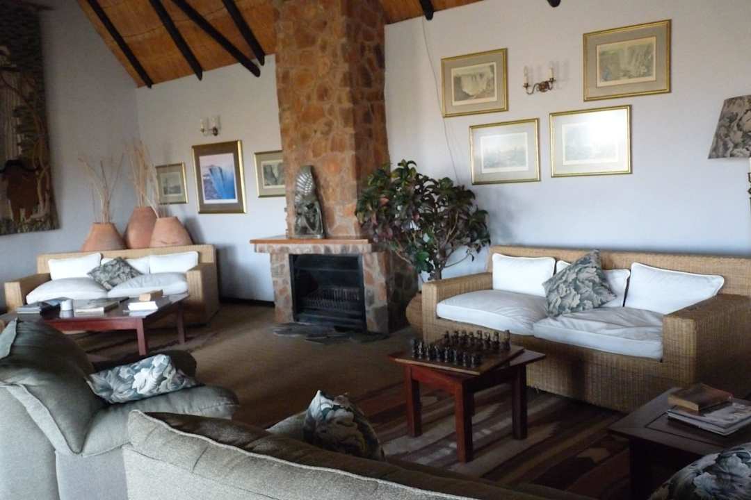 Gemütlicher Lobbybereich Gorges Lodge