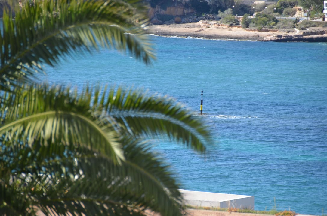 Blick auf die Bucht! Das ist eine Wasserfarbe. Hotel Bahia del Sol