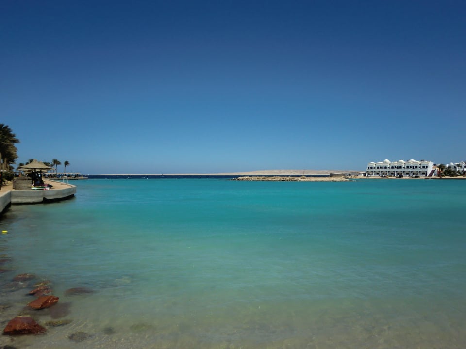 Sicht zur eigenen "Insel" Arabia Azur Resort