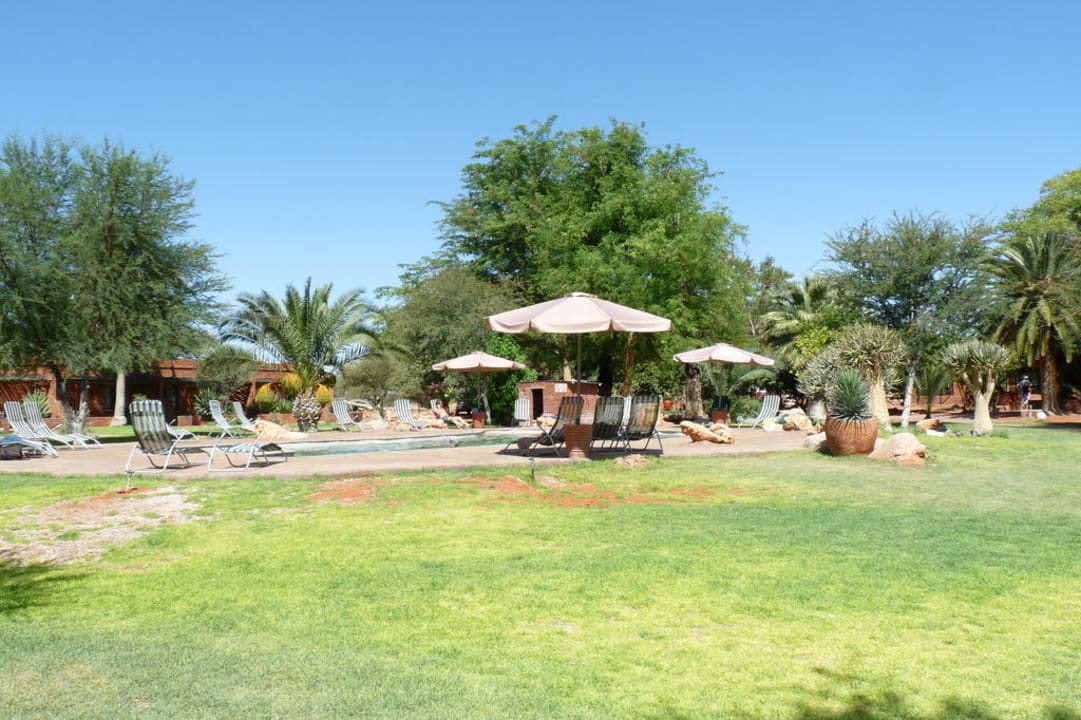 Gartenanlage Kalahari Anib Lodge