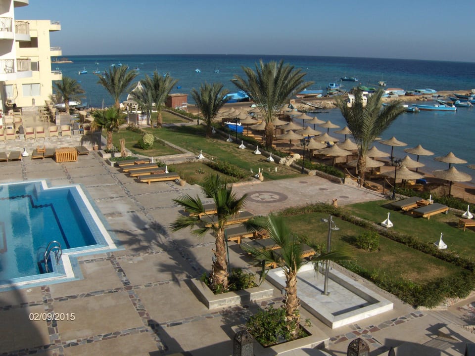 View from balcony  Royal Star Beach Resort