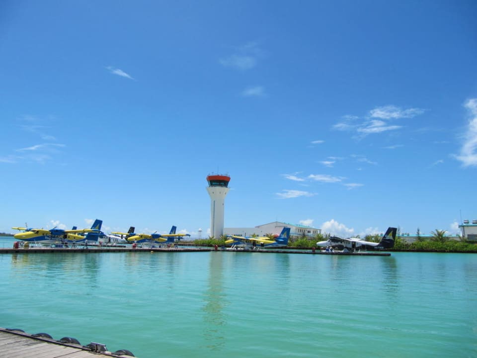 Flughafen Tower für Wasserflieger Kuredu Island Resort & Spa