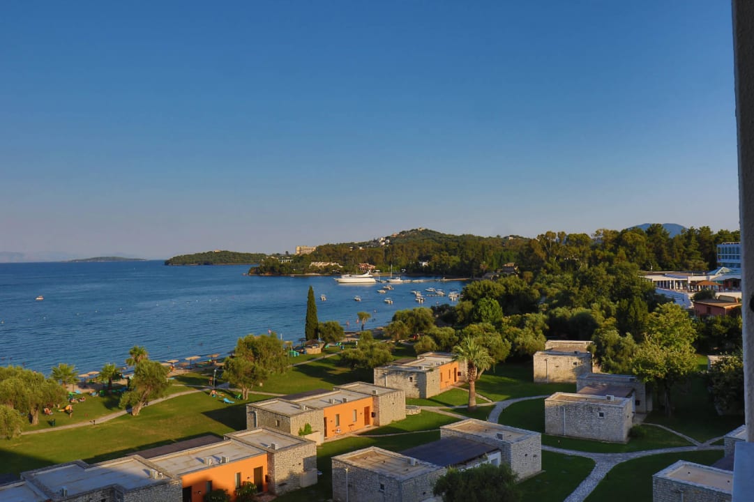 Gartenanlage mit Bungalows Corfu Chandris Hotel and Villas