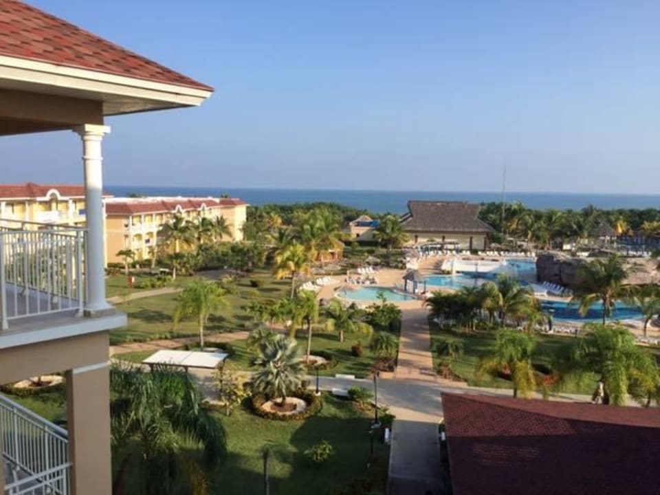 Blick vom Fitnessraum aus.. Iberostar Origin Laguna Azul