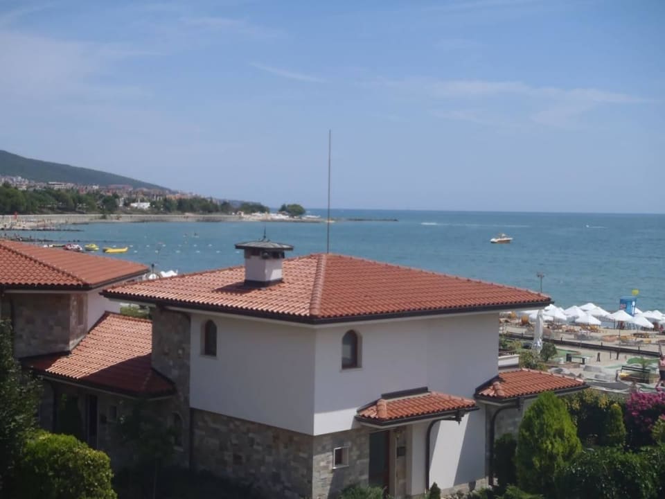 Sicht ab Balkon Maisonette Wohnung Richtung Norden Helena Sands