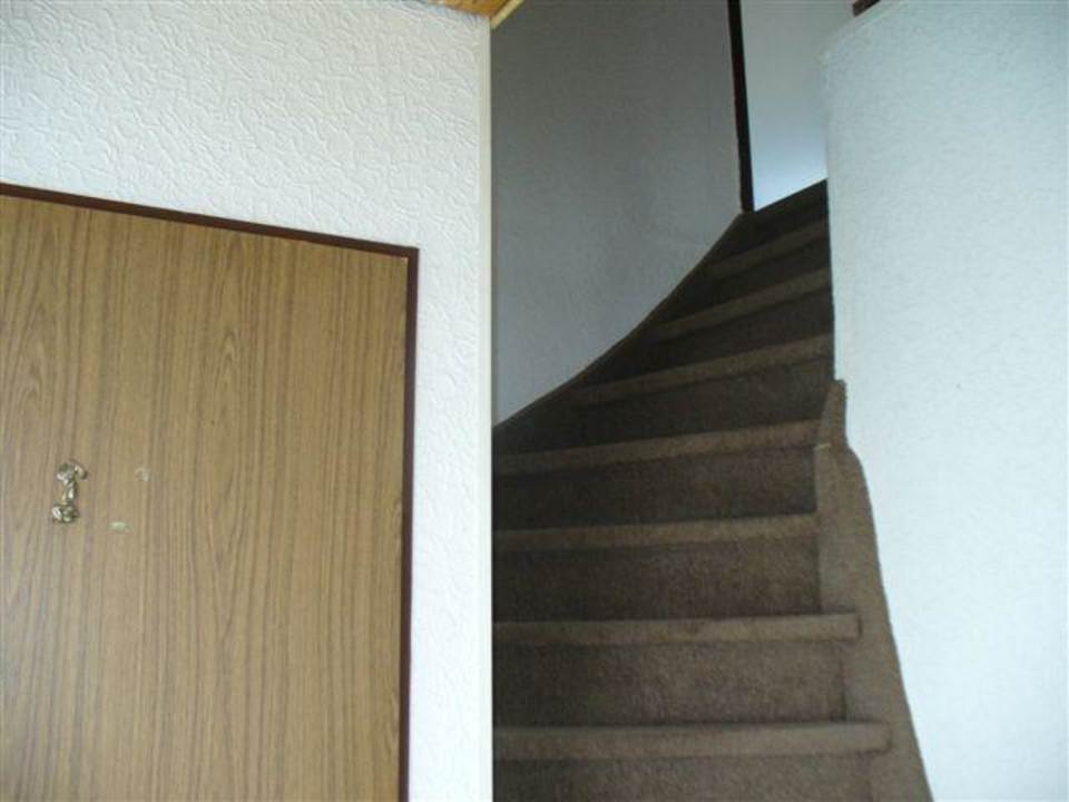 Steile Treppe ohne Geländer Apartments Stegelshof