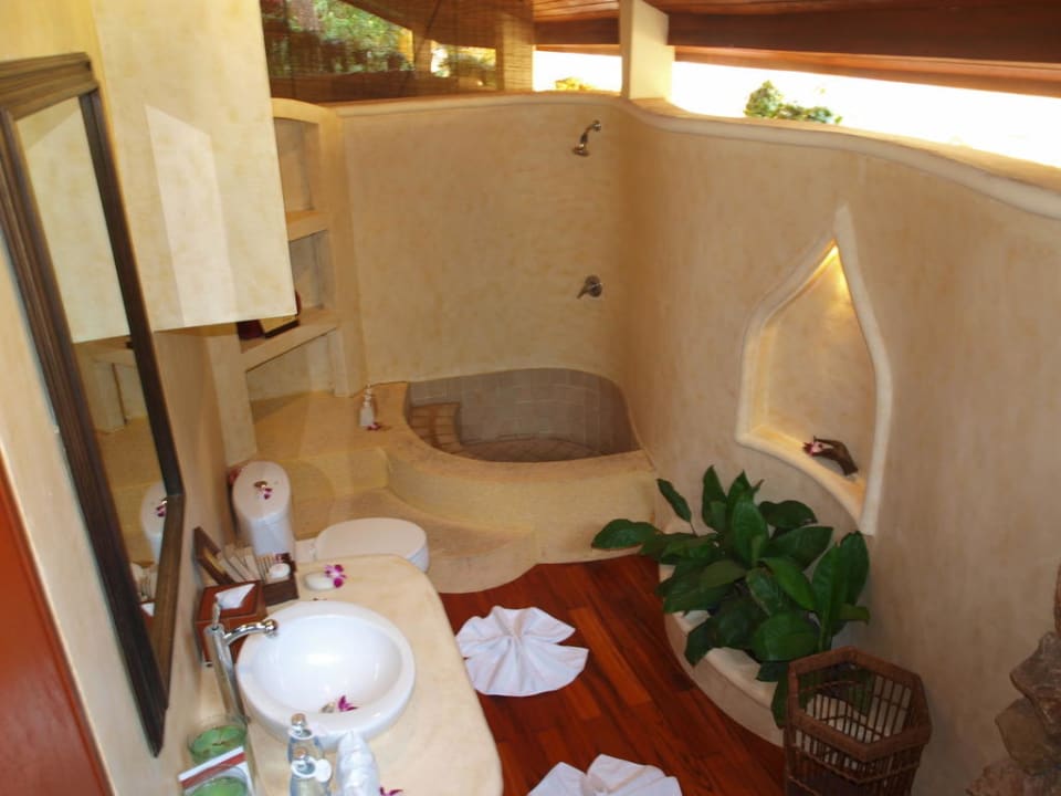 Open Air Badezimmer Zazen Boutique Resort & Spa