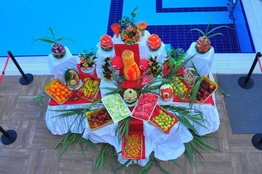 Obststand  Palm World Side Resort & Spa