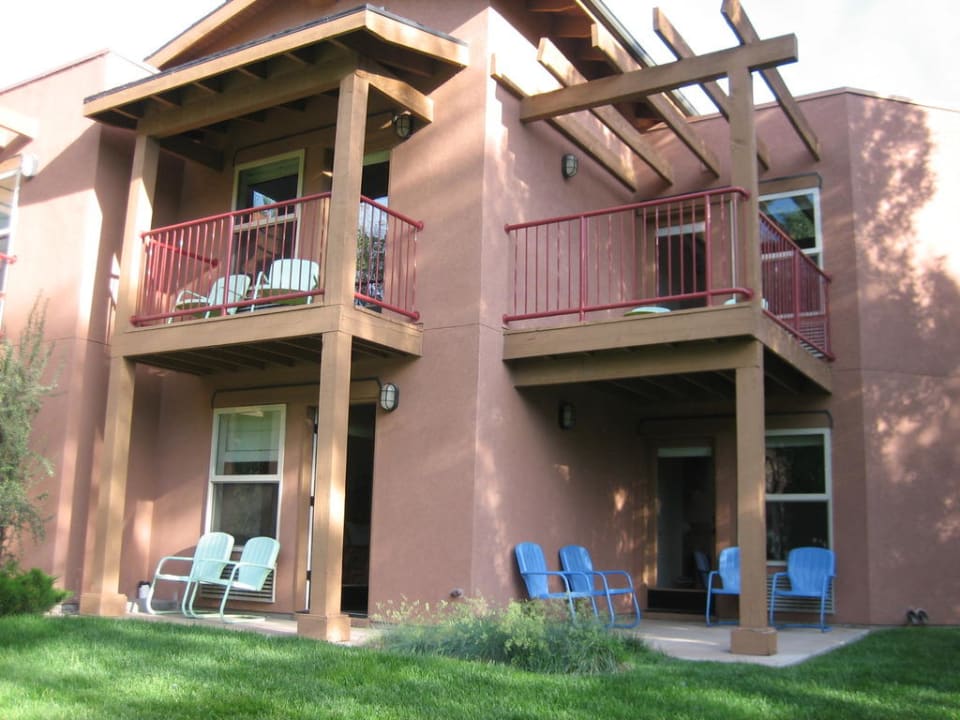 Zimmeransicht vom Garten Hotel The Gonzo Inn