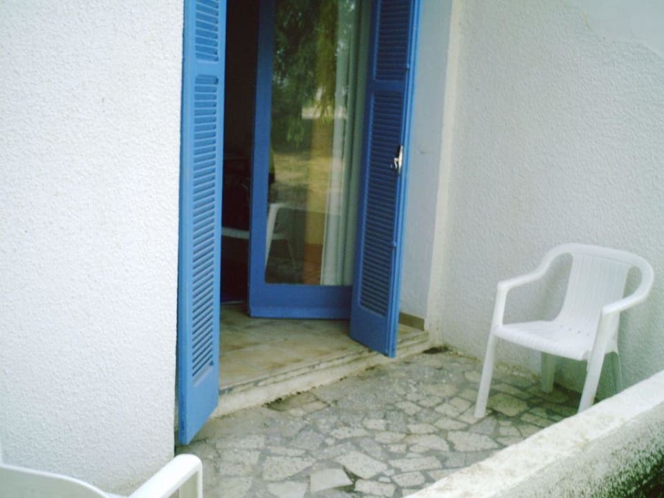 Mini-Terrasse des Bungslows Hotel Coralia Jawhara Palm Beach