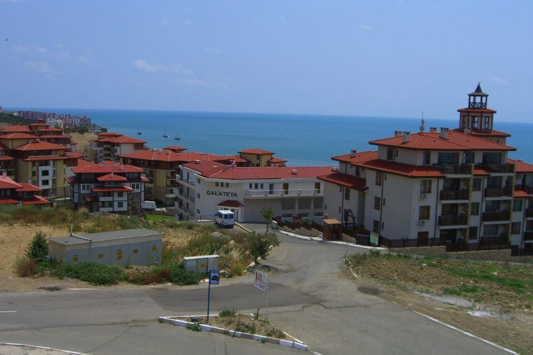 Ausblick aus dem Hotelzimmer nach links Hotel Juzhni Noshti