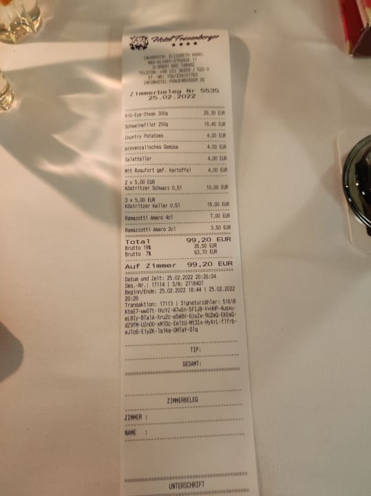 Gastro Wagners Hotel im Thüringer Wald