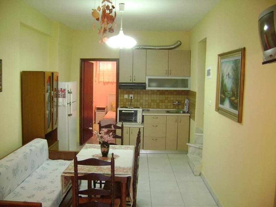 Living, dinning room & kitchen Villa Eleni