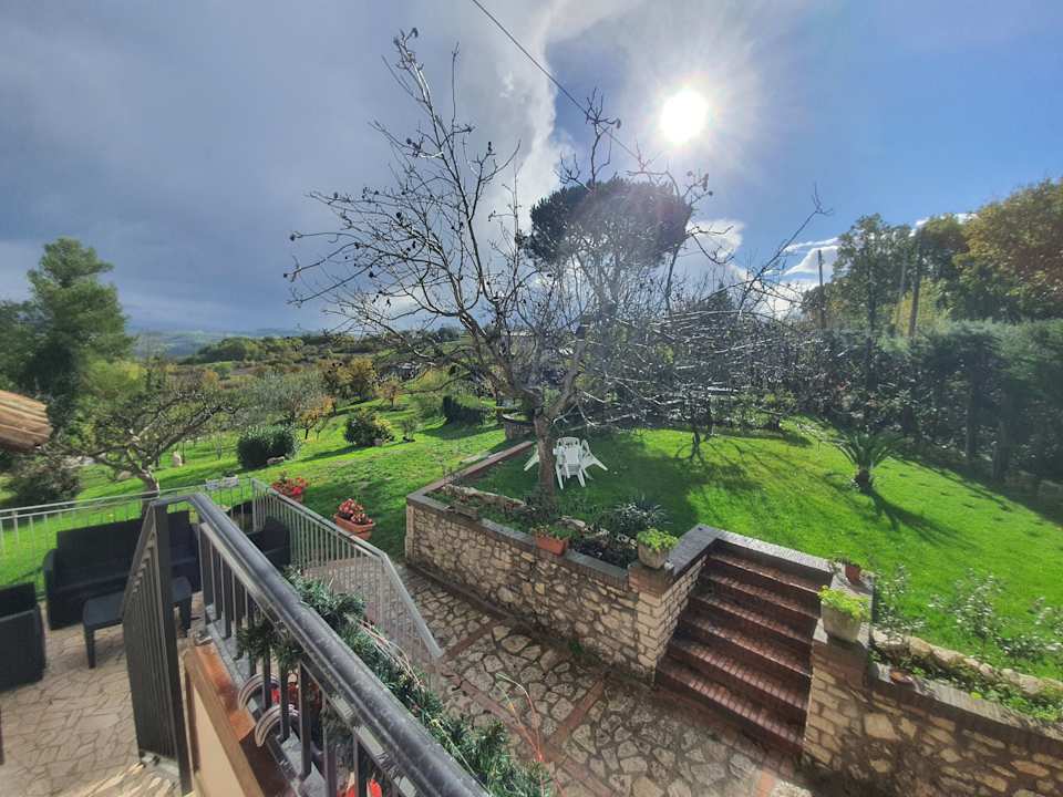 Ausblick Pension La Maison Du Pont