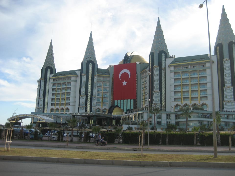Blick von vorn Hotel Delphin Imperial