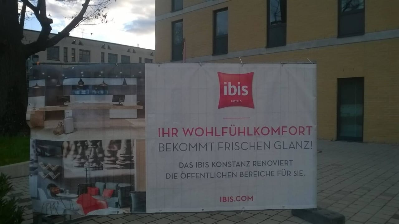 Renovierungsarbeiten - wir wussten von nichts ! Hotel Ibis Konstanz