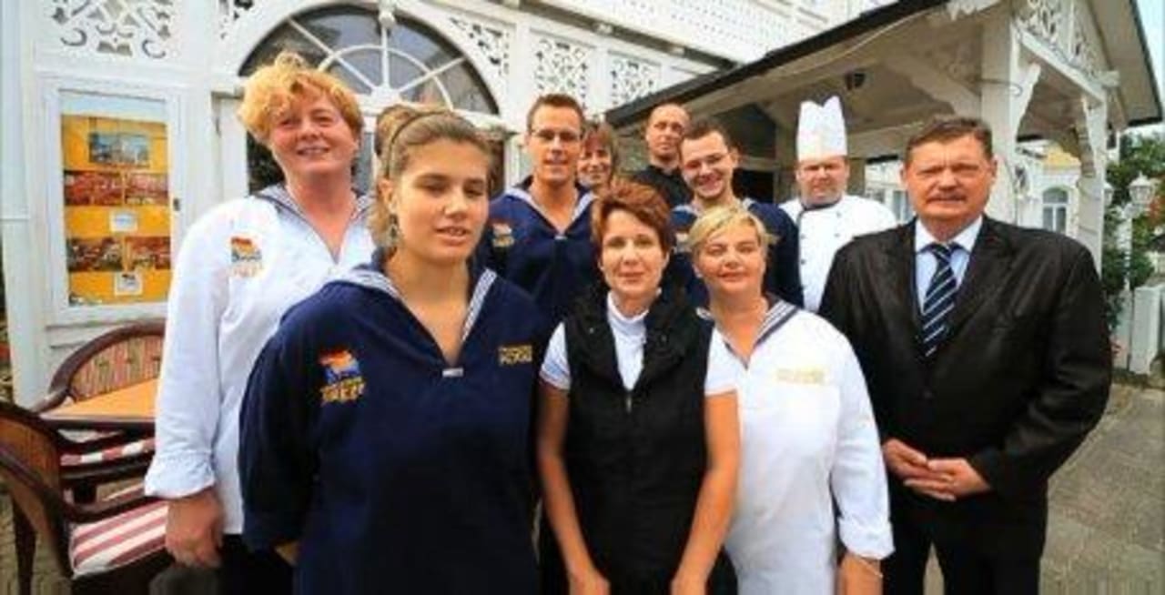 Hotelmitarbeiter Hotel Deutsche Flagge