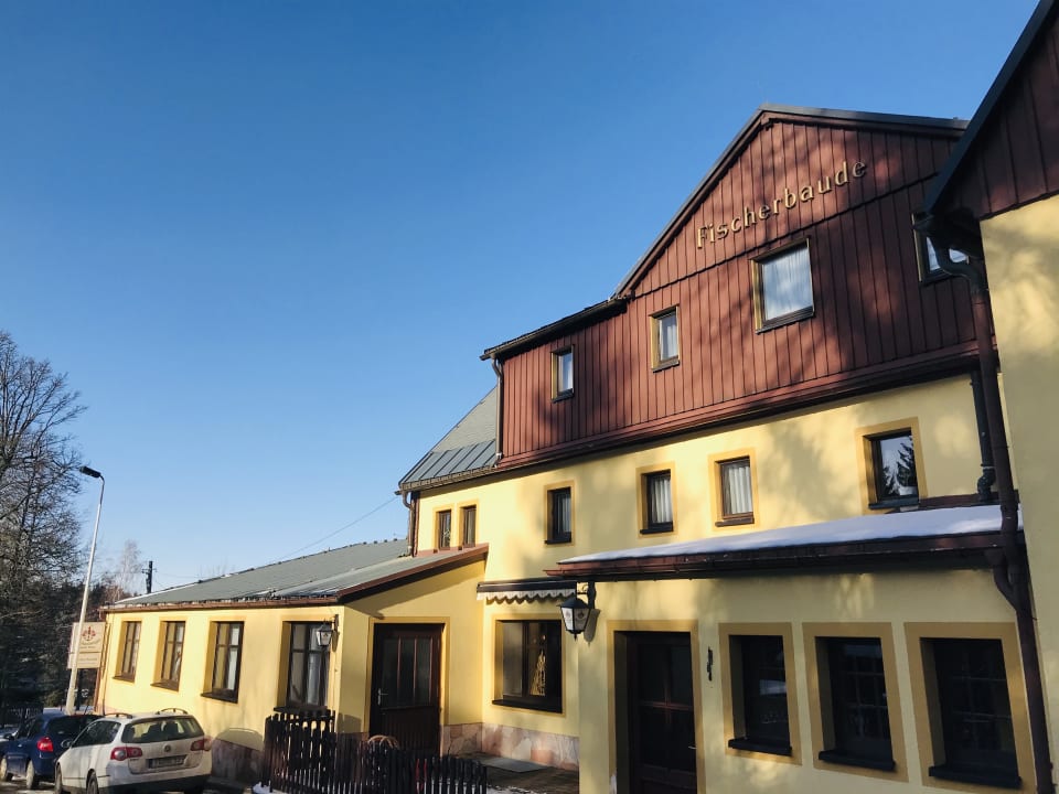 Außenansicht Fischerbaude Holzhau