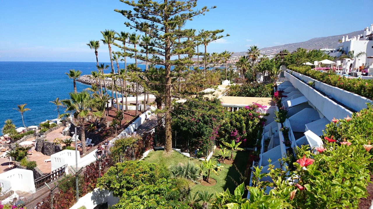 Blick von der Sun-downer-Bar Dreams Jardín Tropical