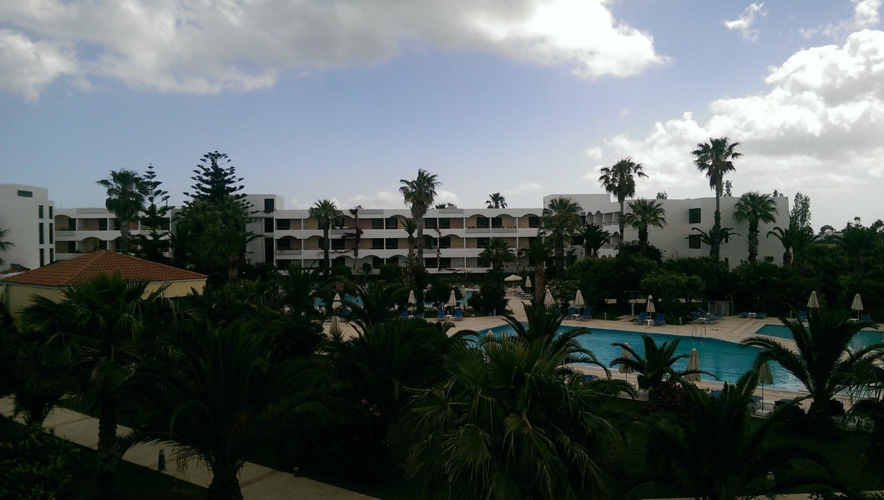 Blick vom Zimmer Hotel Tigaki Beach