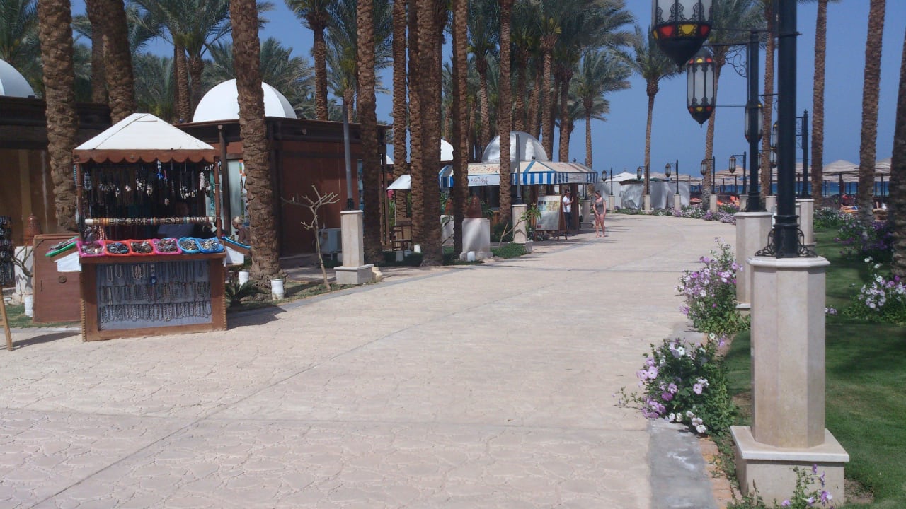 Promenade am Strand Makadi Palace
