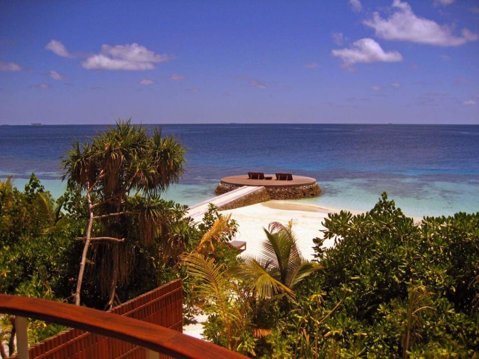 Aussicht aus der Galerie vom  Zimmer Nr. 119 W Maldives