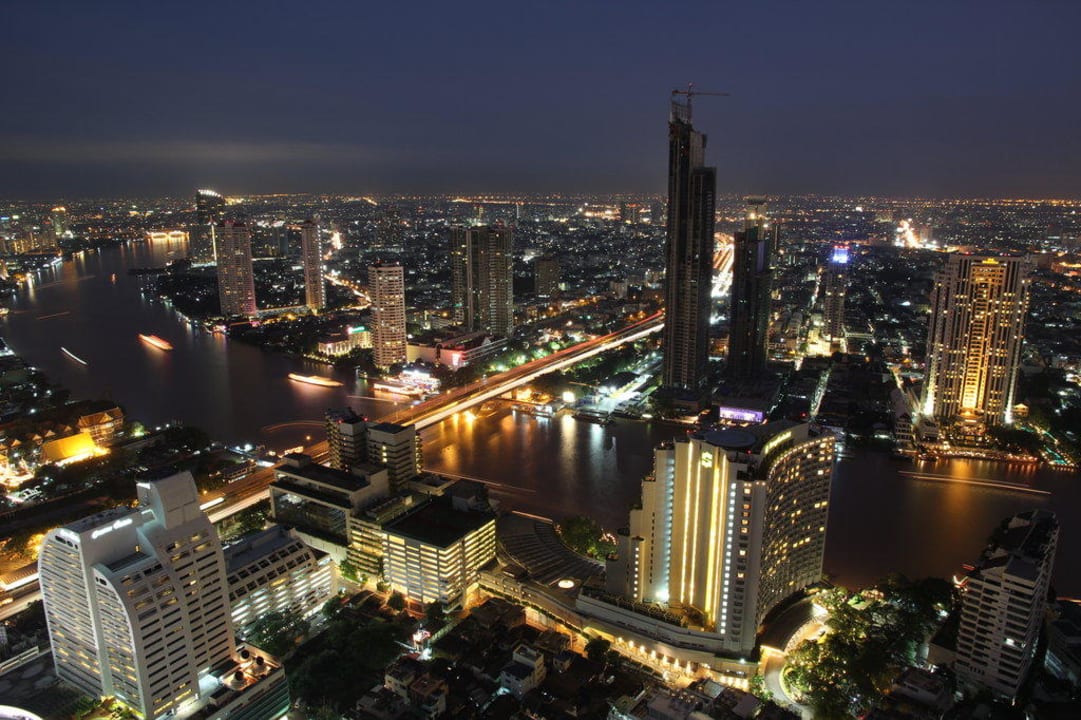 Bangkok at night. Tower Club At Lebua