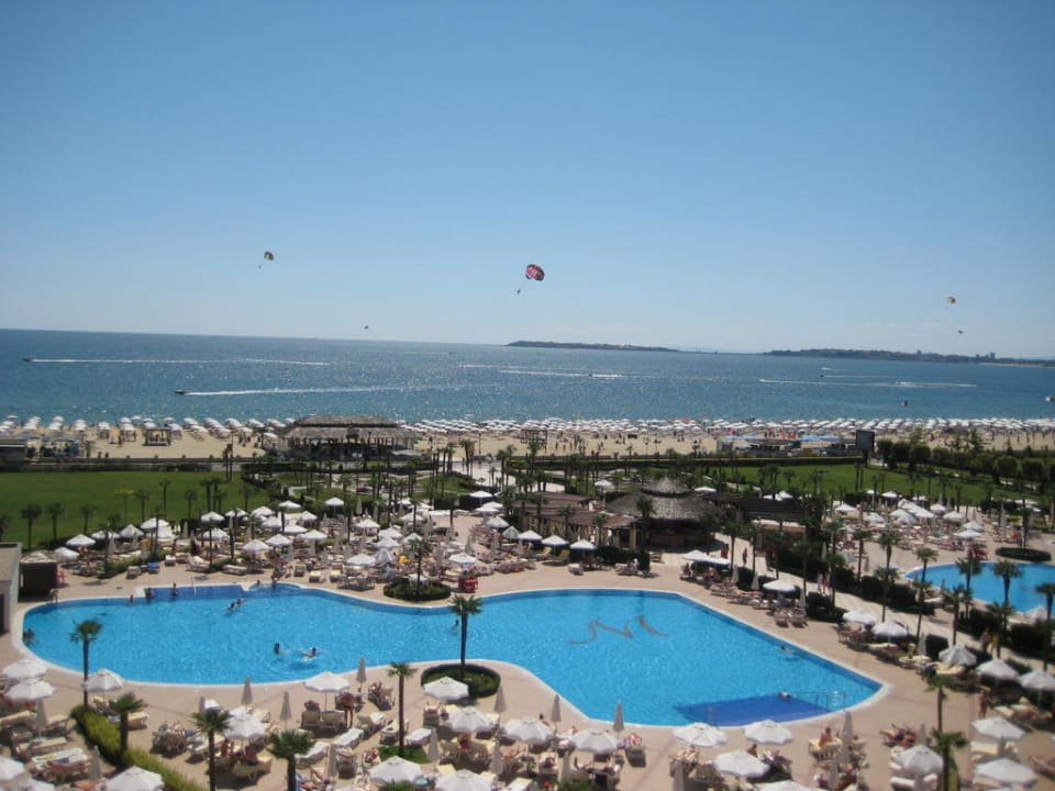 Balkonausblick Zimmer 3603 DIT Majestic Beach Resort