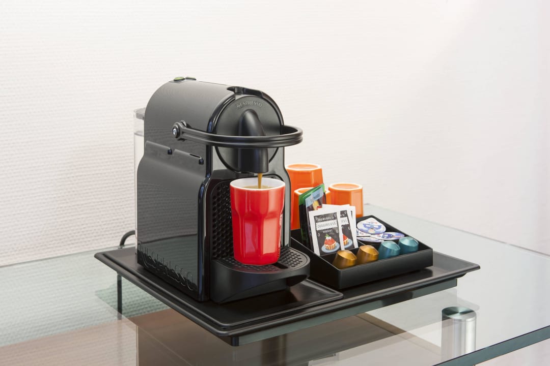 Kaffemaschine in einigen Zimmern Hotel Basel - Da wohnen, wo Basel lebt!