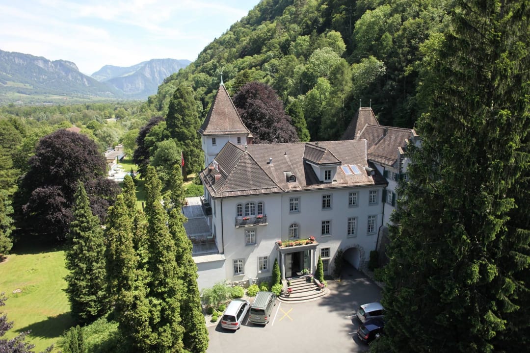 Aussenansicht Sommer Hotel Schloss Ragaz