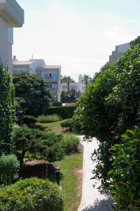 Weg innerhalb der Anlage Hipotels Mediterraneo Club