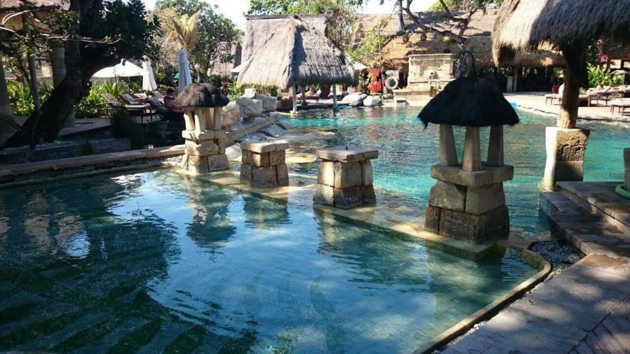 Pool im Hauptteil, mit Kinderbereich Novotel Bali Benoa Hotel