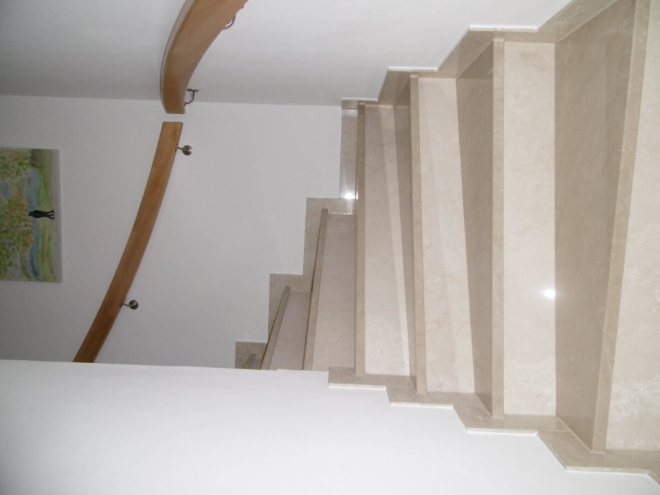 Treppenhaus im Haus Ferienwohnung Bielitz