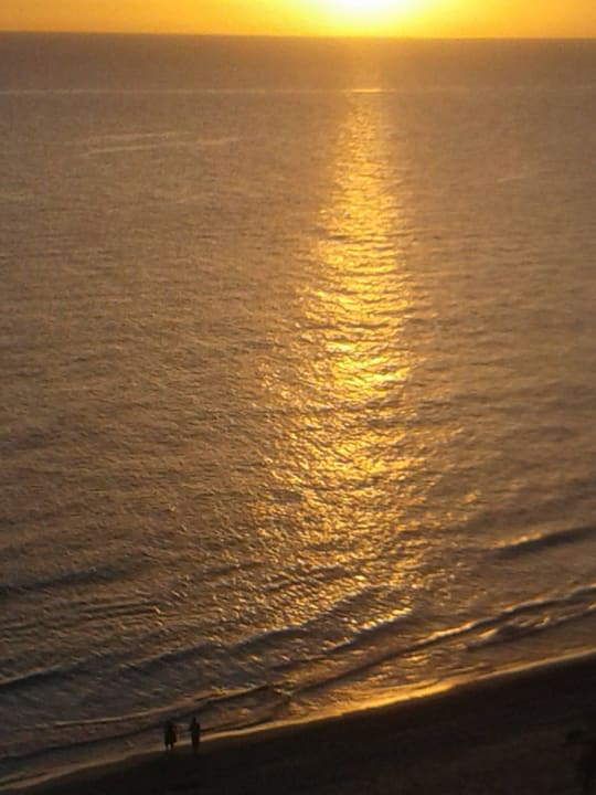 Sonnenuntergang aus dem Poolterrasse Hotel Riu Palace Jandia