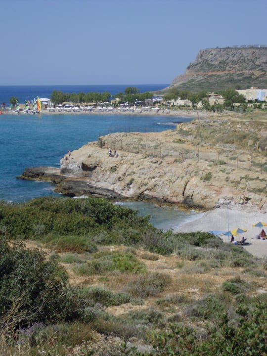 Erster Felsenstrand und Sandbucht Castello Boutique Resort & Spa