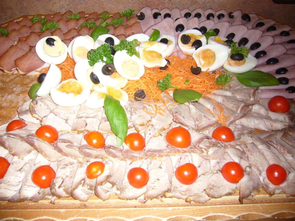 Kalte Vorspeisenplatte Garni Hotel - Das Alpin Kaiserzeit