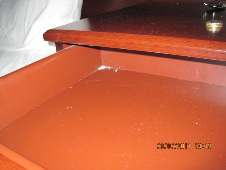 Zigarettenasche Hotel Grand Vizon