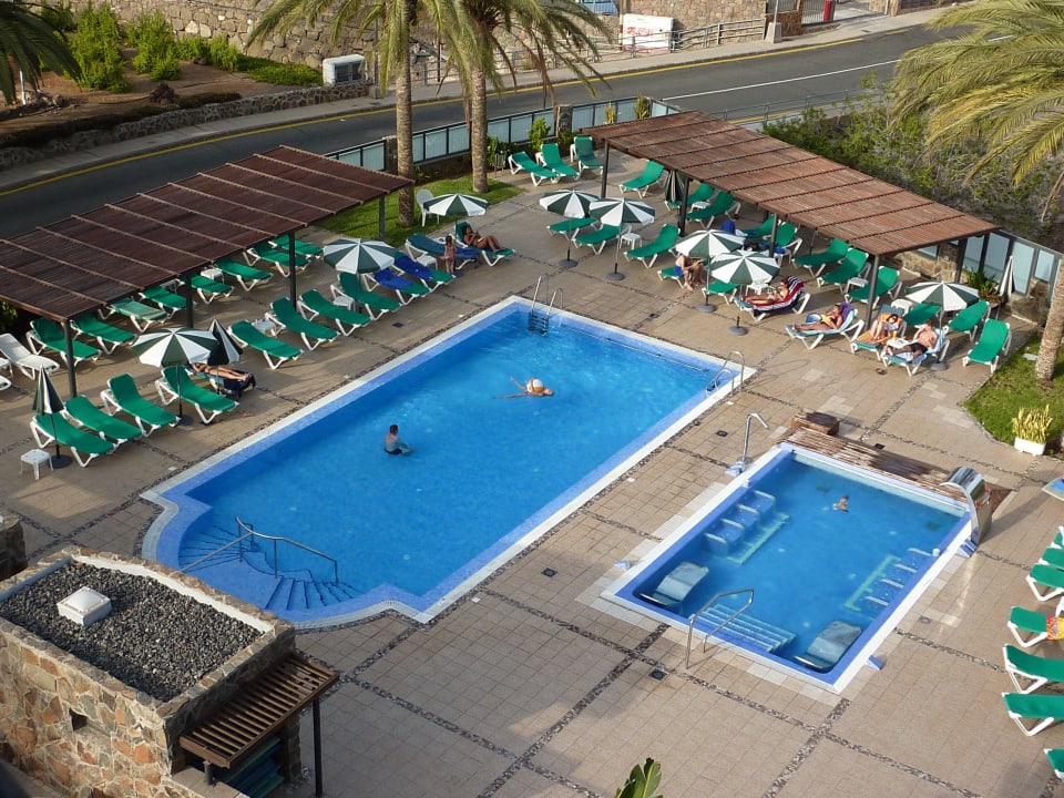 Pool vom Zimmer aus gesehen Hapimag Resort San Agustín