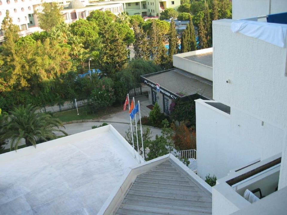 Blick vom Balkon des Zimmers Nr. 349 Asteria Collection Side