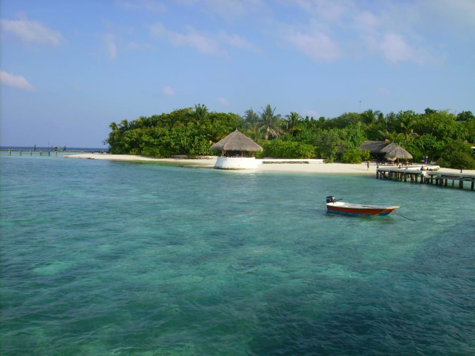 A view from main  jetty Eri Maldives