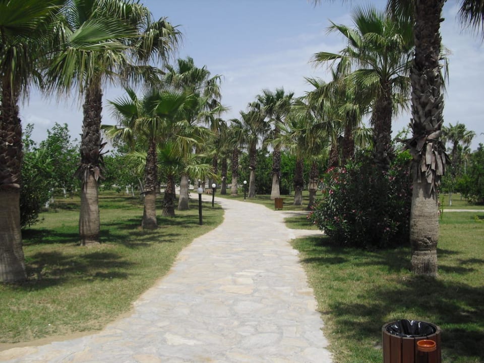 Weg zum Strand Club Grand Aqua