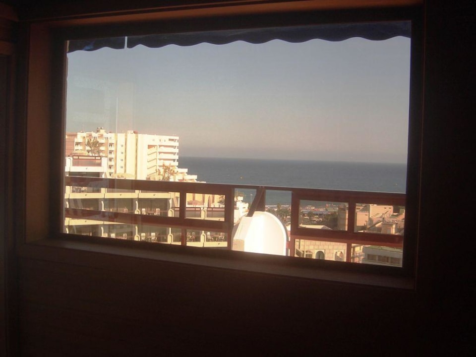 Ausblick aus der Sauna Seaside Hotel Sandy Beach