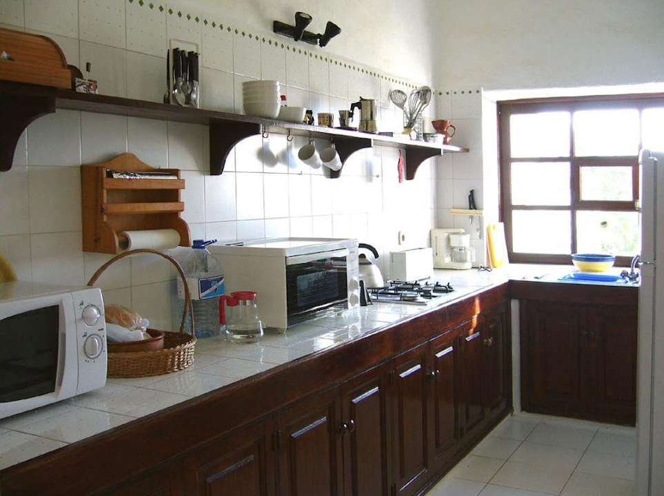 Küche in "La Bodega" Hotel Landsitz La Vegueta