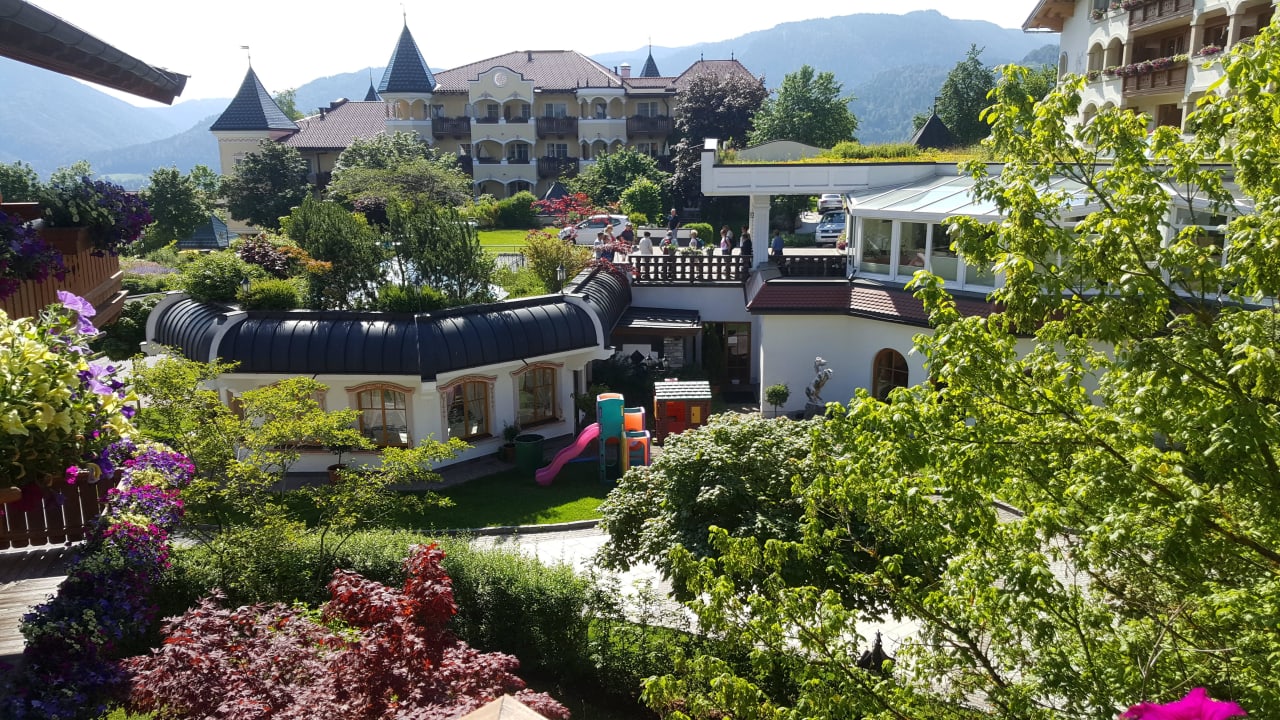 Blick vom Balkon Wohlfühlresort Peternhof