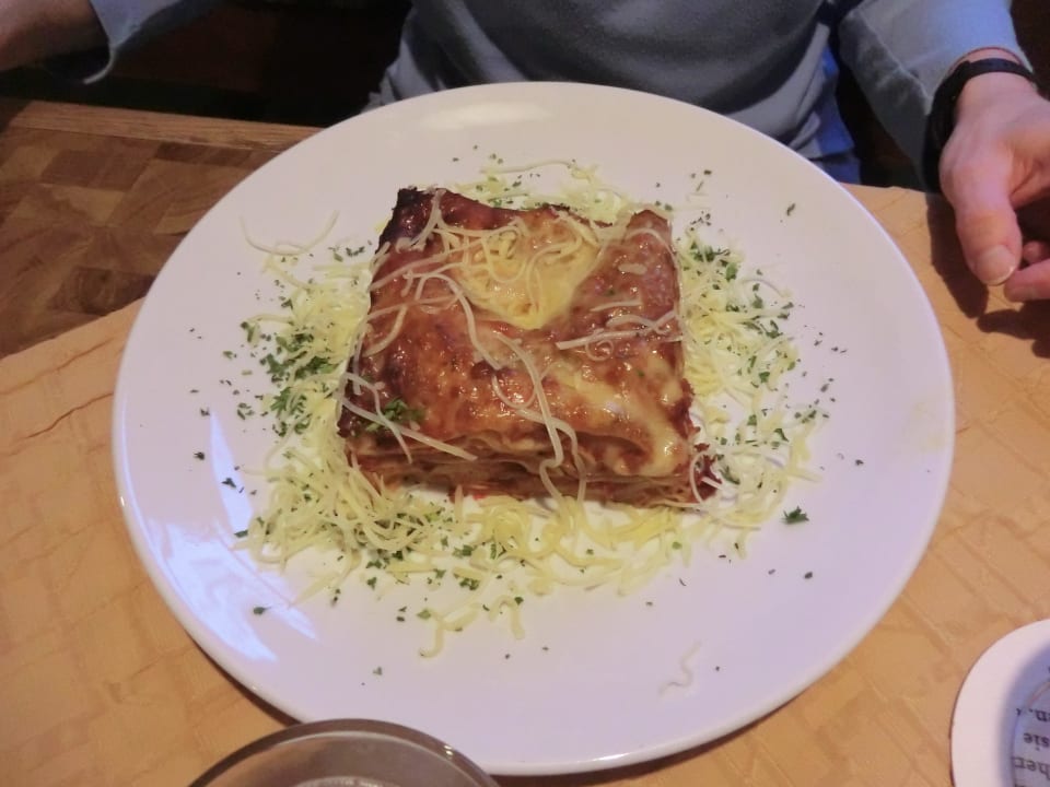 Hausgemachte Lasagne  Pension Tiefenthaler Hof
