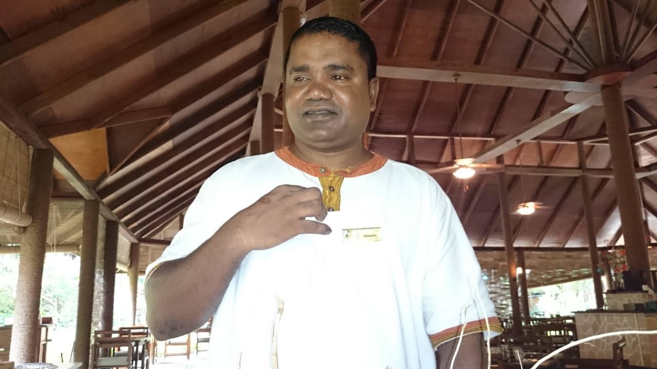 Unser Kellner,, Abdulla " Filitheyo Island Resort