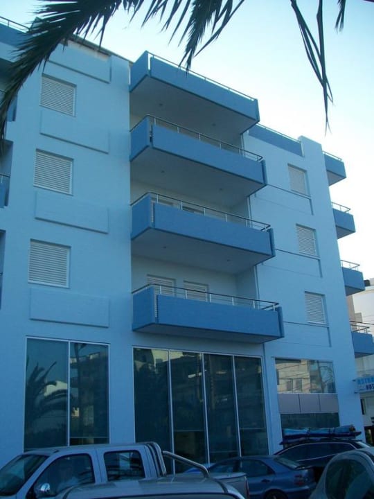 Sicht auf unseren Balkon Hotel Astron