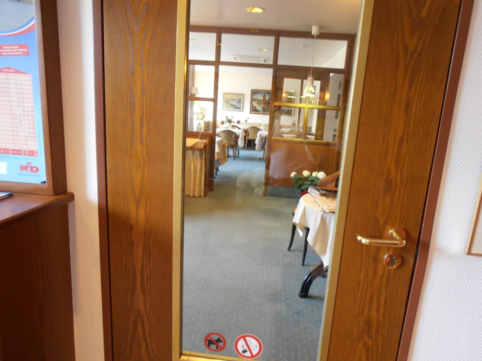 Blick in den Frühstücksraum Hotel Garni Günther