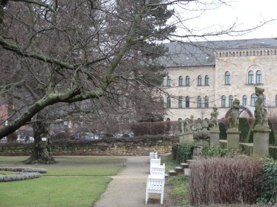 Der Hotelblick vom kleinen Schloss aus Schlosshotel Blankenburg