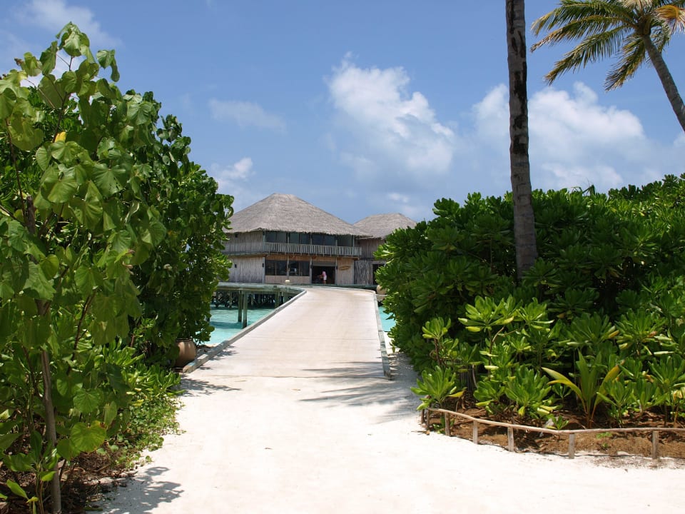 Zugang Hauptjetty Hotel Six Senses Laamu